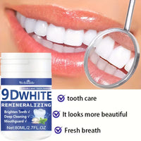 9D WHITE REMINERALIZING HYDROXYAPATITE TOOTH POWDER